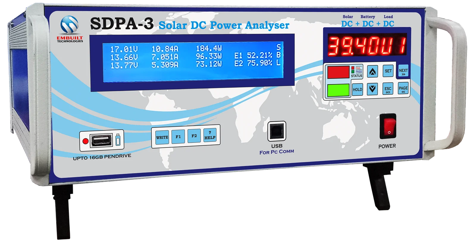 Solar DC Power Analyser